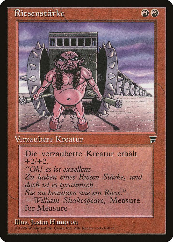Giant Strength (German) - "Riesenstarke" (REN)