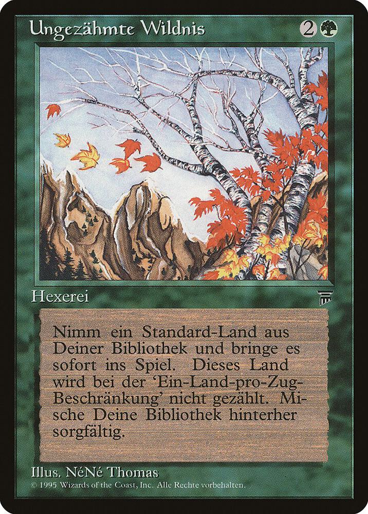 Untamed Wilds (German) - "Ungezahmte Wildnis" (REN)