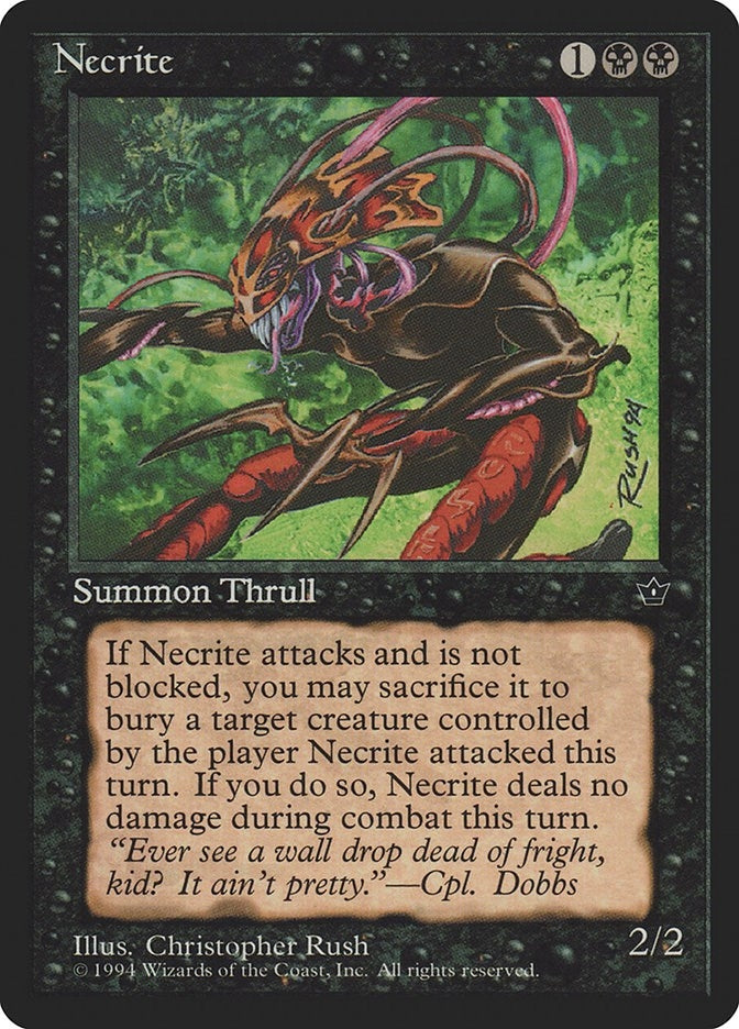 Image for Necrite (Rush) (FEM) - Magic: The Gathering