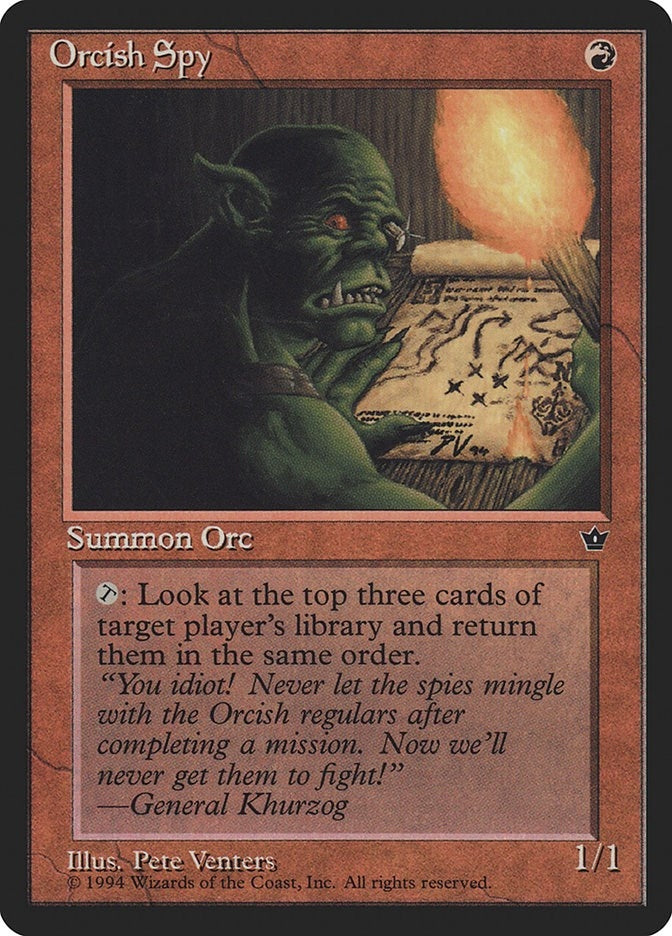 Image for Orcish Spy (Venters) (FEM) - Magic: The Gathering