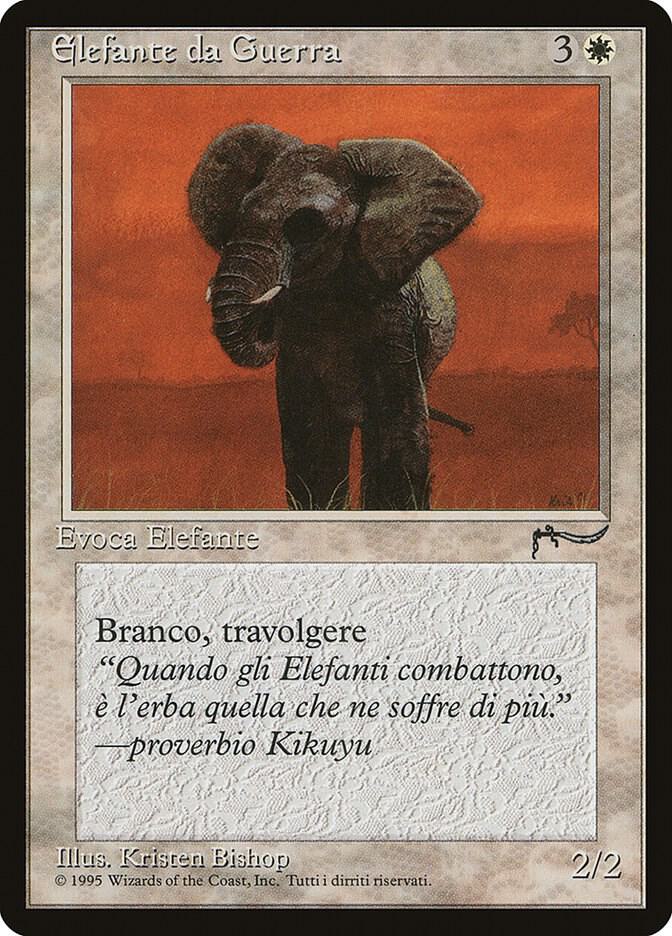 War Elephant (Italian) - "Elefante da Guerra" (REN)