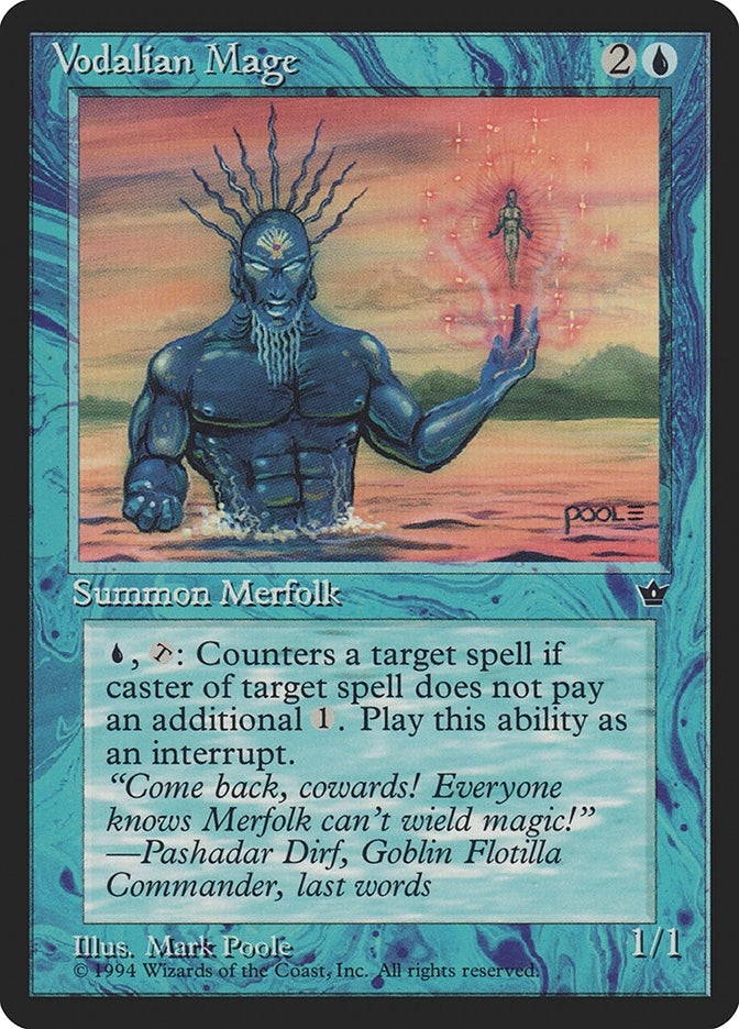 Image for Vodalian Mage (Poole) (FEM) - Magic: The Gathering