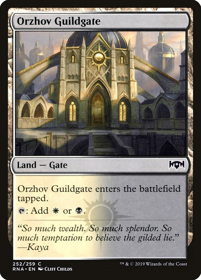 Image for Orzhov Guildgate (252) (252) (RNA) - Magic: The Gathering