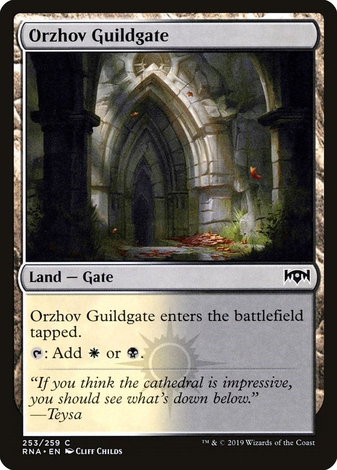 Image for Orzhov Guildgate (253) (253) (RNA) - Magic: The Gathering