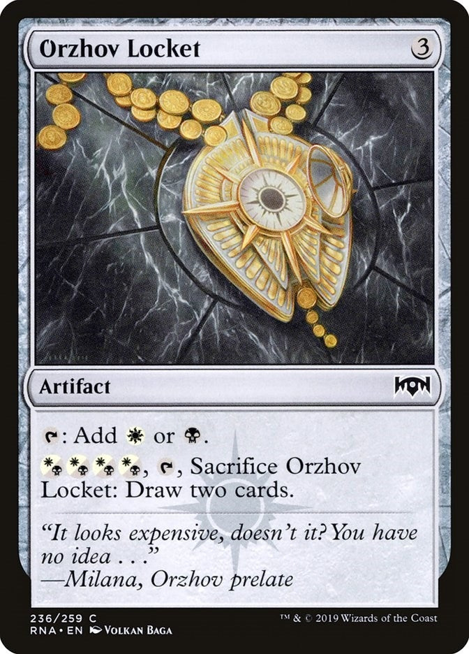Image for Orzhov Locket (236) (RNA) - Magic: The Gathering