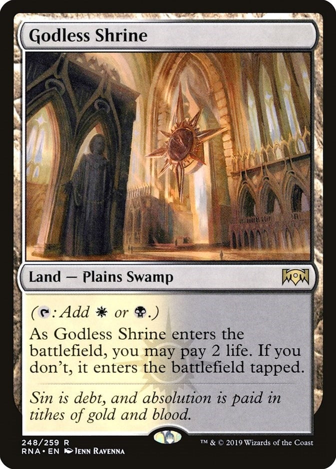 Image for Godless Shrine (248) (RNA) - Magic: The Gathering