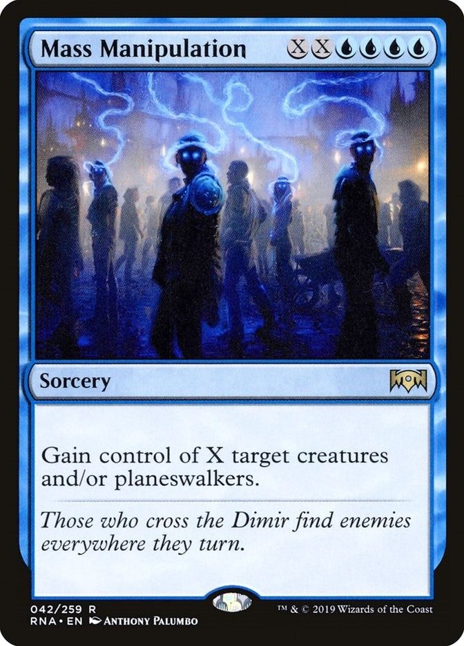 Image for Mass Manipulation (42) (RNA) - Magic: The Gathering