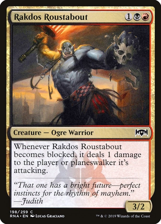 Image for Rakdos Roustabout (198) (RNA) - Magic: The Gathering