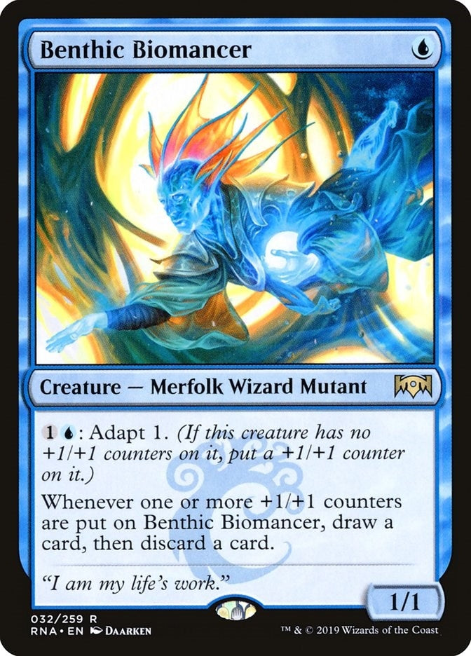 Image for Benthic Biomancer (32) (RNA) - Magic: The Gathering