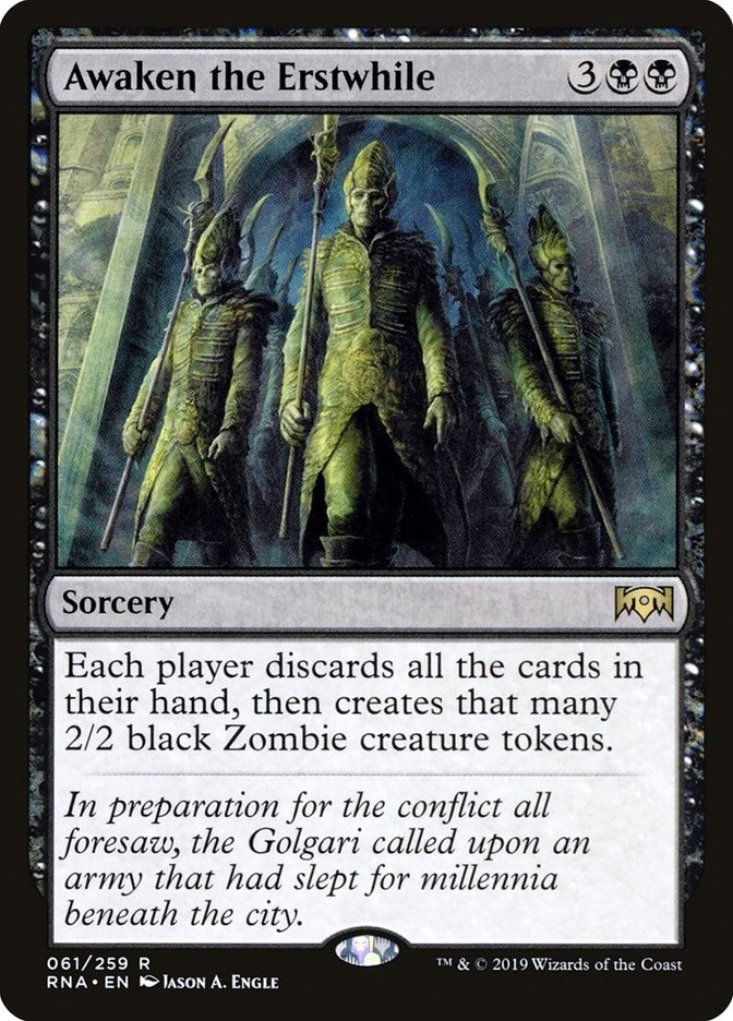 Image for Awaken the Erstwhile (61) (RNA) - Magic: The Gathering