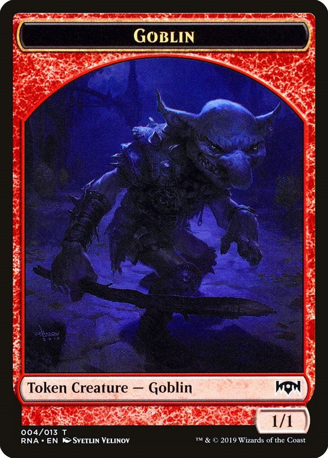 Image for Goblin Token (4) (RNA) - Magic: The Gathering