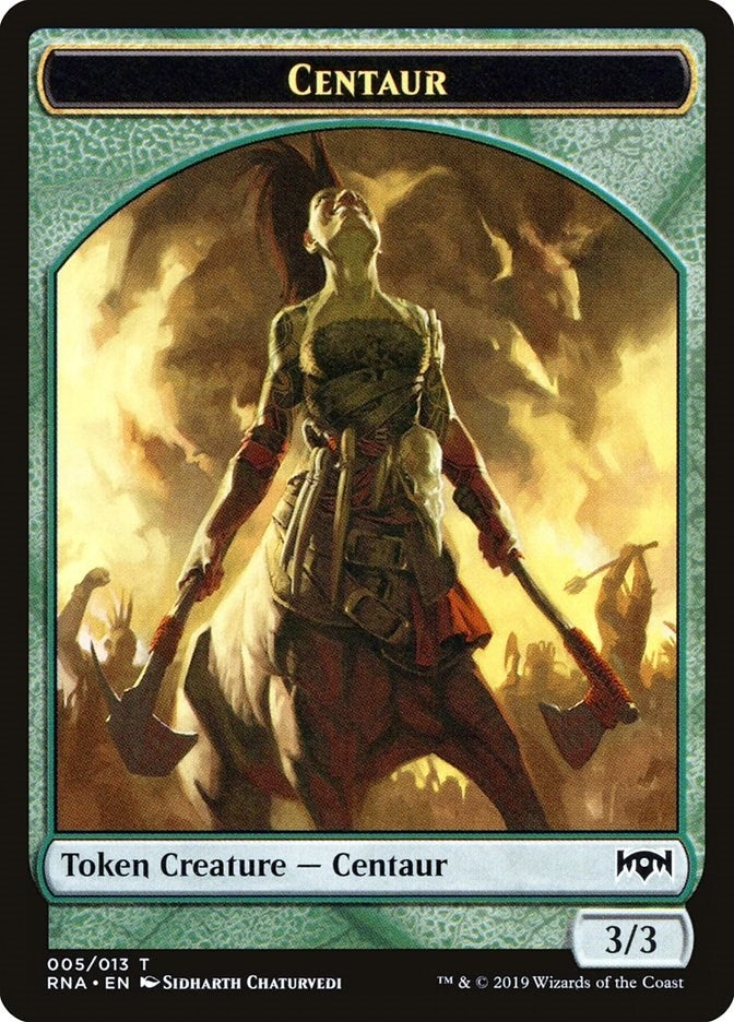 Image for Centaur Token (5) (RNA) - Magic: The Gathering