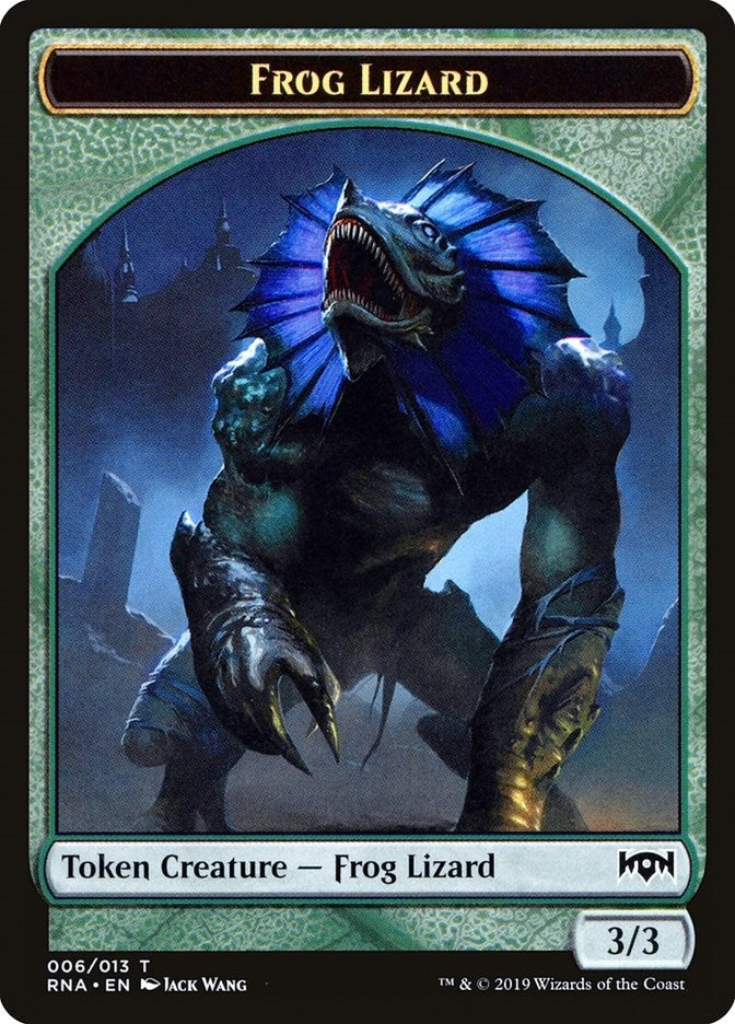 Image for Frog Lizard Token (6) (RNA) - Magic: The Gathering