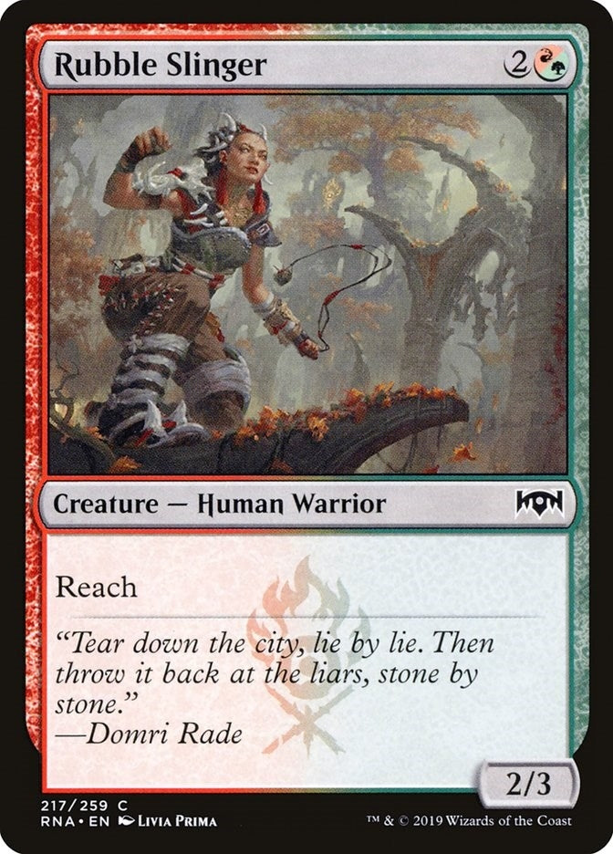 Image for Rubble Slinger (217) (RNA) - Magic: The Gathering