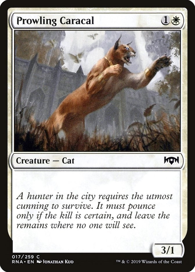 Image for Prowling Caracal (17) (RNA) - Magic: The Gathering