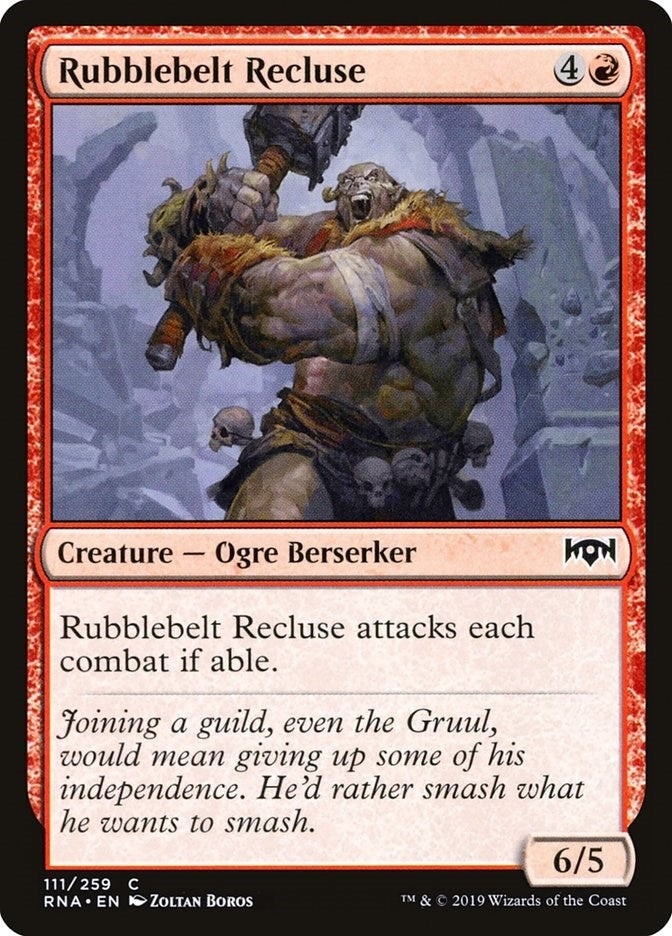 Image for Rubblebelt Recluse (111) (RNA) - Magic: The Gathering
