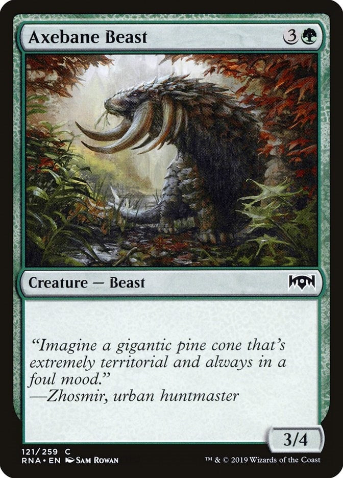 Image for Axebane Beast (121) (RNA) - Magic: The Gathering