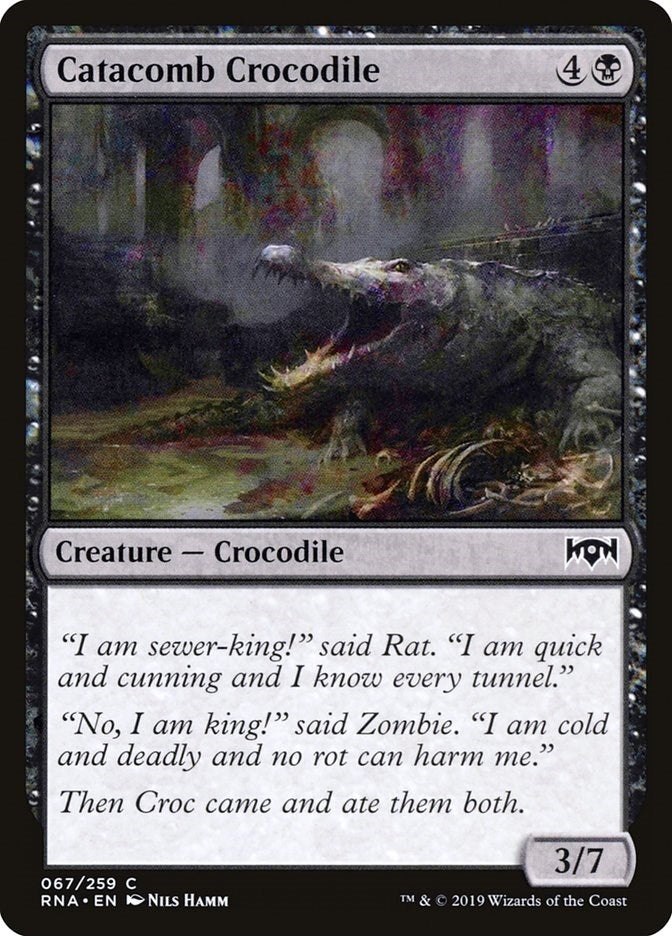 Image for Catacomb Crocodile (67) (RNA) - Magic: The Gathering