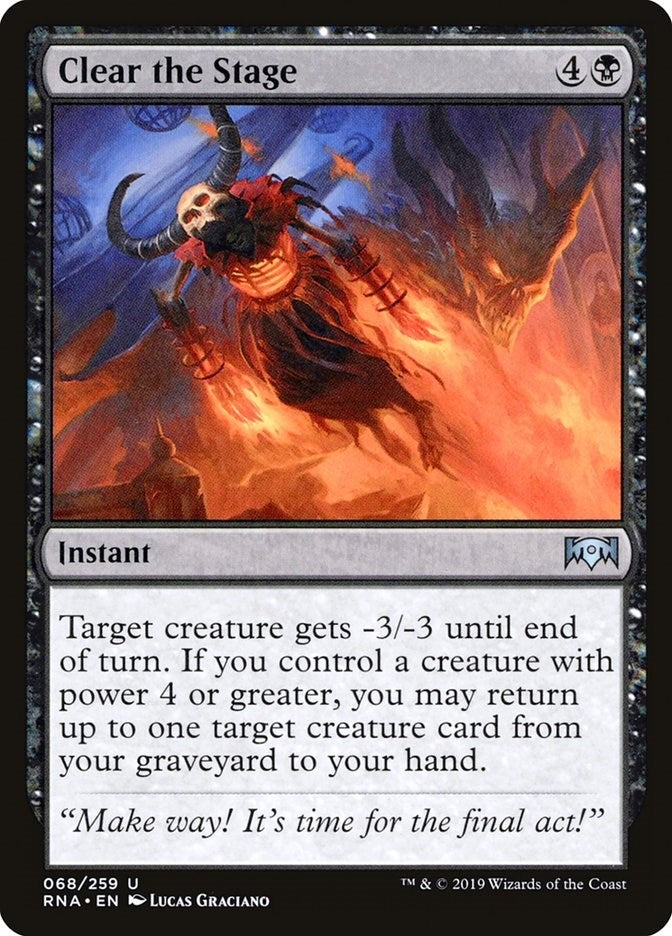 Image for Clear the Stage (68) (RNA) - Magic: The Gathering