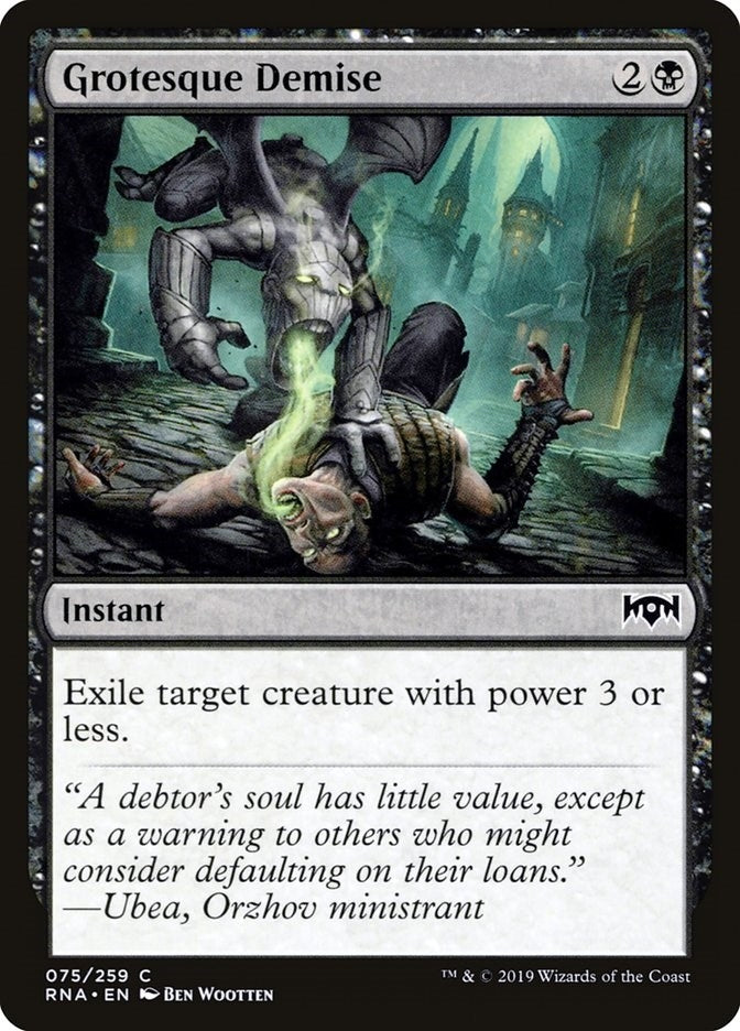 Image for Grotesque Demise (75) (RNA) - Magic: The Gathering
