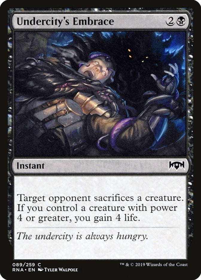 Image for Undercity's Embrace (89) (RNA) - Magic: The Gathering