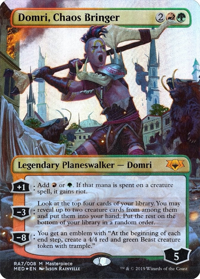 Image for Domri, Chaos Bringer (RA7) (MED2) - Magic: The Gathering