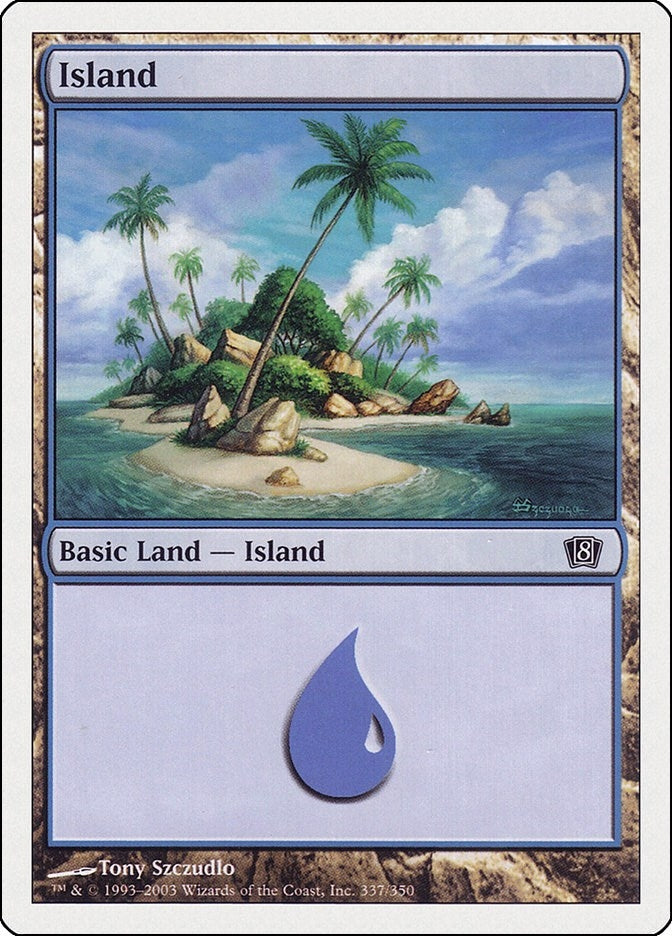 Image for Island (337) (337) (8ED) - Magic: The Gathering