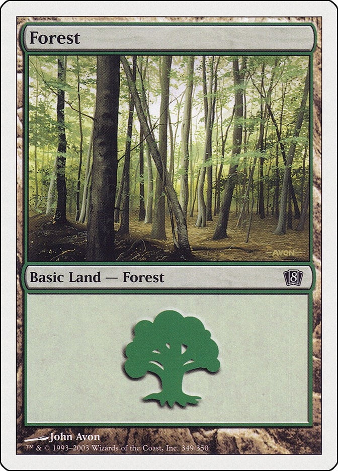 Image for Forest (349) (349) (8ED) - Magic: The Gathering