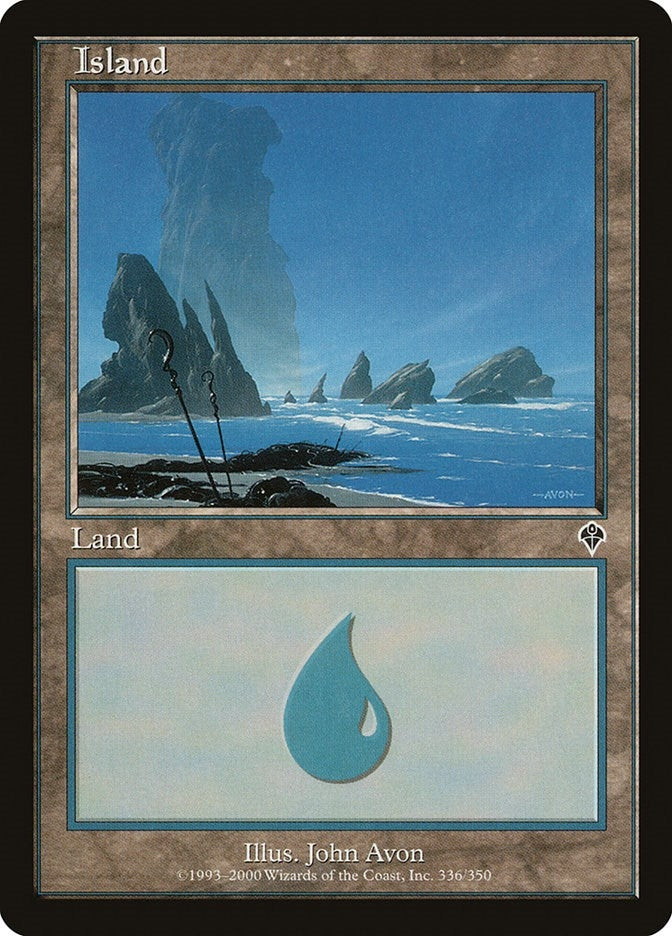 Image for Island (336) (336) (INV) - Magic: The Gathering