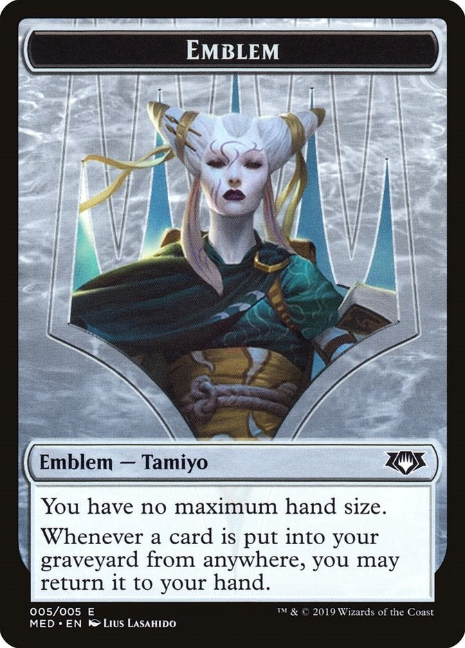 Image for Emblem - Tamiyo, the Moon Sage (5) (MED2) - Magic: The Gathering
