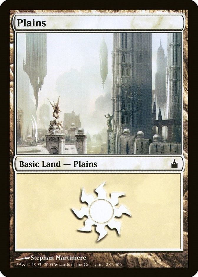 Image for Plains (287) (287) (RAV) - Magic: The Gathering