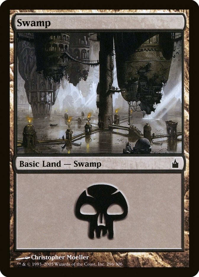 Image for Swamp (296) (296) (RAV) - Magic: The Gathering