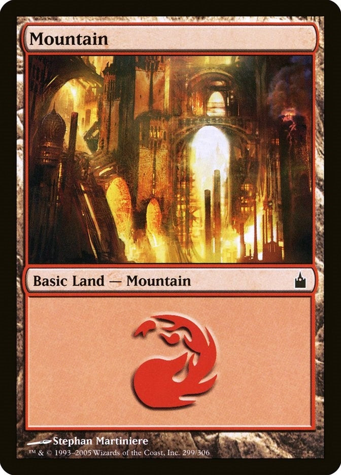 Image for Mountain (299) (299) (RAV) - Magic: The Gathering