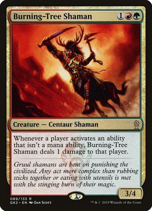 Image for Burning-Tree Shaman (89) (GK2) - Magic: The Gathering