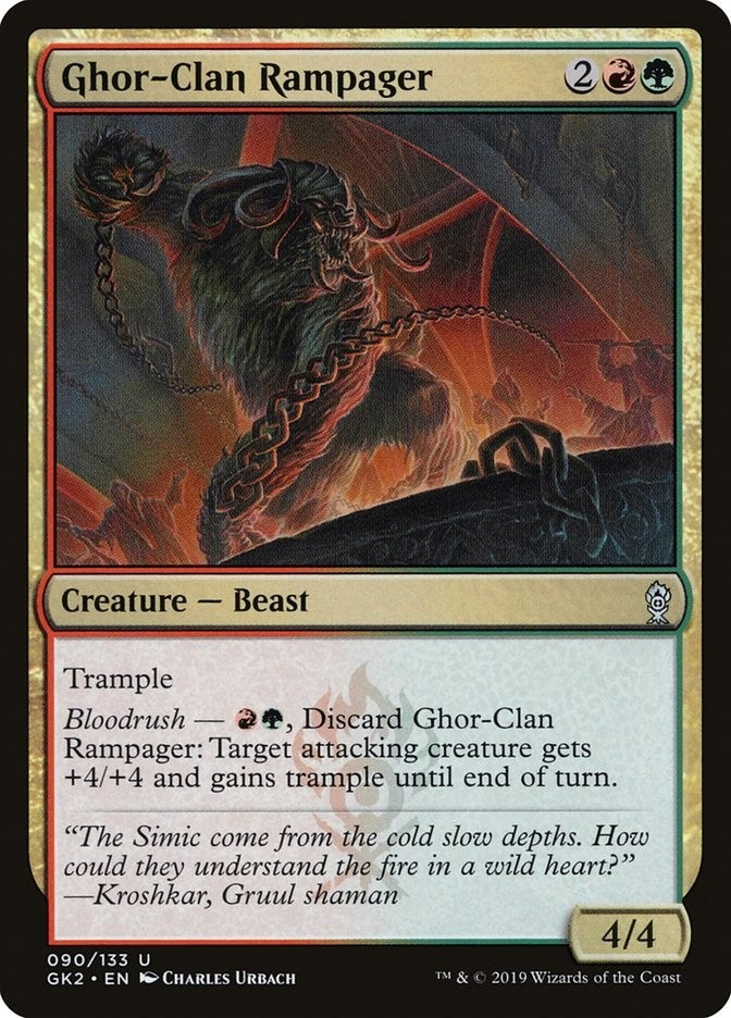 Image for Ghor-Clan Rampager (90) (GK2) - Magic: The Gathering