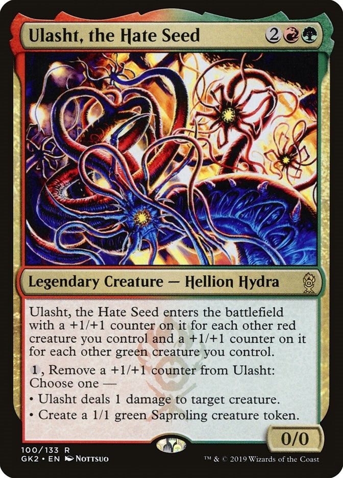 Image for Ulasht, the Hate Seed (100) (GK2) - Magic: The Gathering