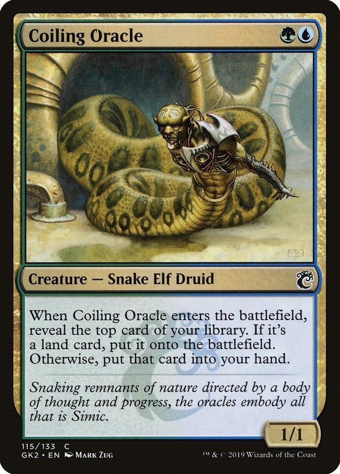Image for Coiling Oracle (115) (GK2) - Magic: The Gathering
