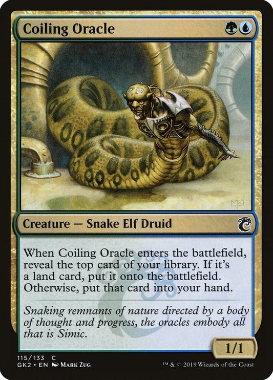 Image for Coiling Oracle (115) (GK2) - Magic: The Gathering