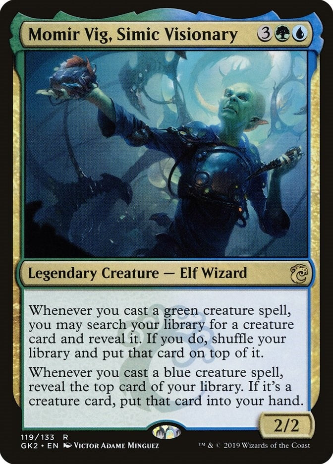Image for Momir Vig, Simic Visionary (119) (GK2) - Magic: The Gathering