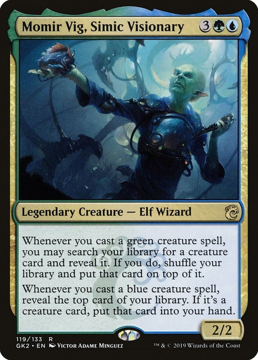 Image for Momir Vig, Simic Visionary (119) (GK2) - Magic: The Gathering