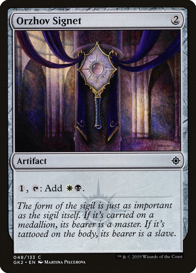 Image for Orzhov Signet (48) (GK2) - Magic: The Gathering
