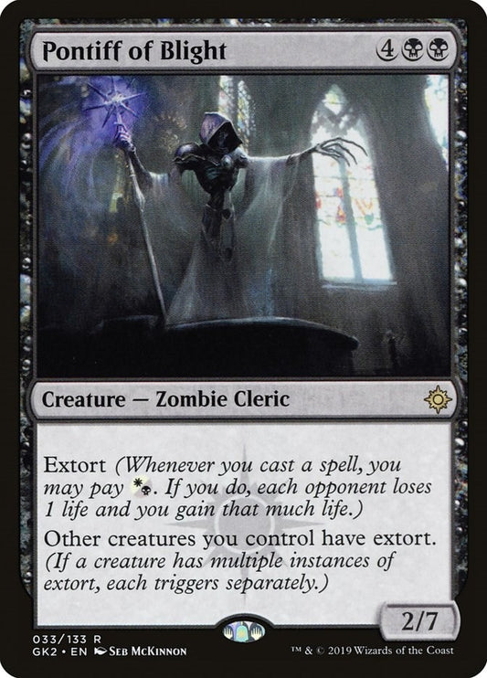 Image for Pontiff of Blight (33) (GK2) - Magic: The Gathering