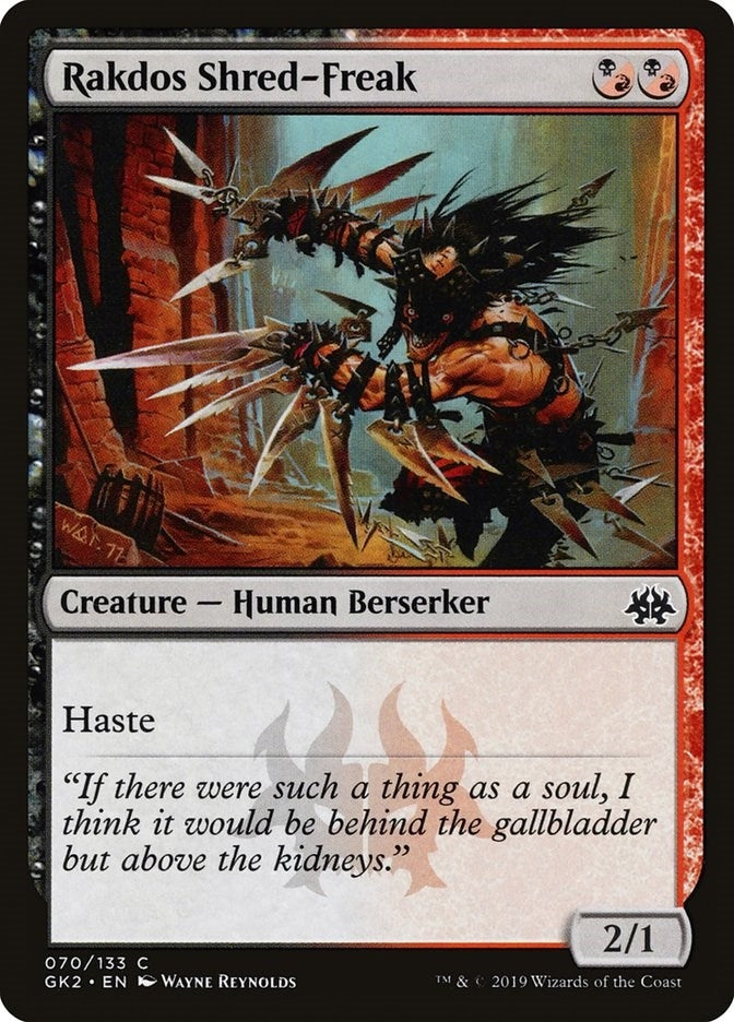 Image for Rakdos Shred-Freak (70) (GK2) - Magic: The Gathering