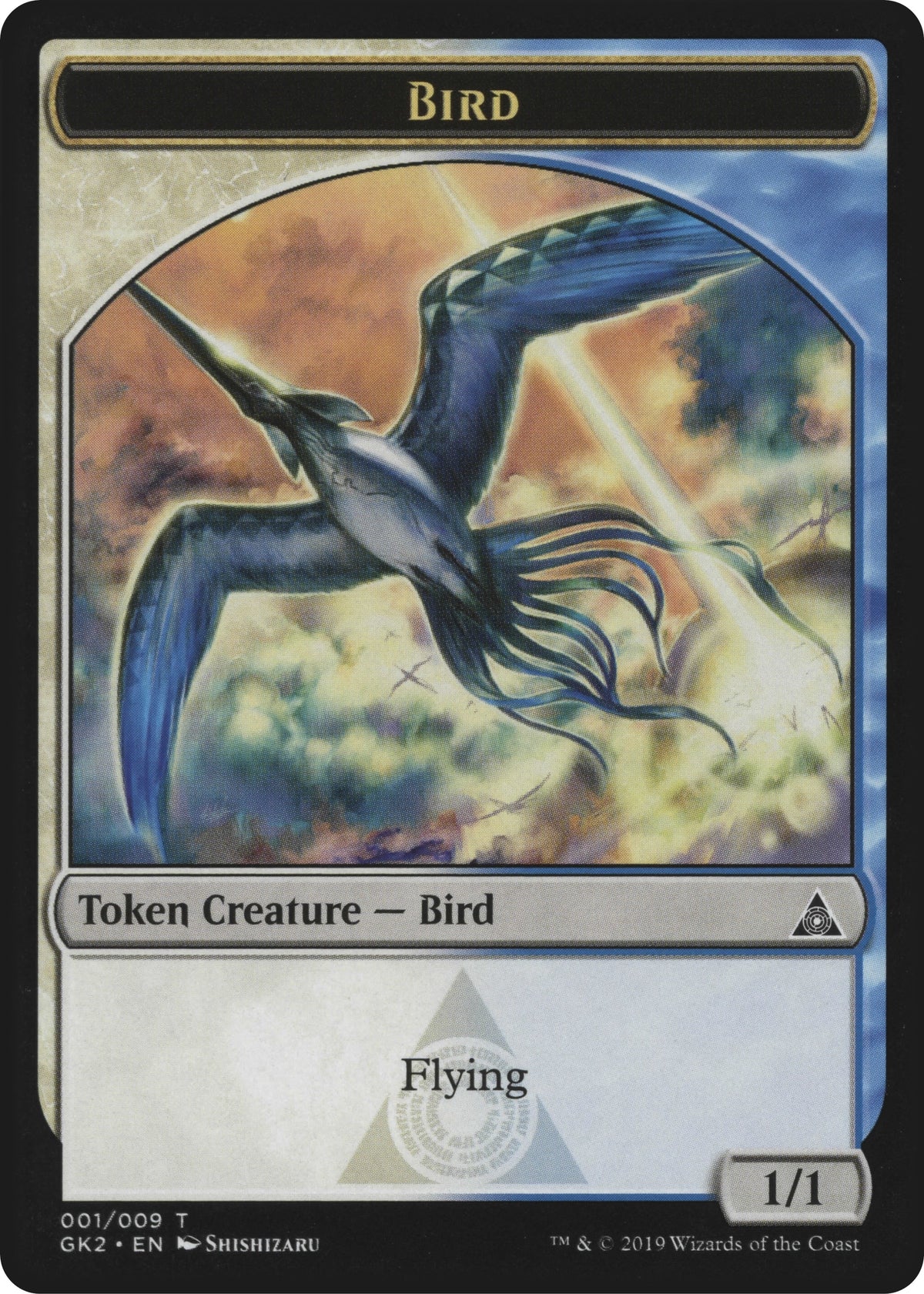 Image for Bird // Sphinx Double-Sided Token (1 // 9) (GK2) - Magic: The Gathering