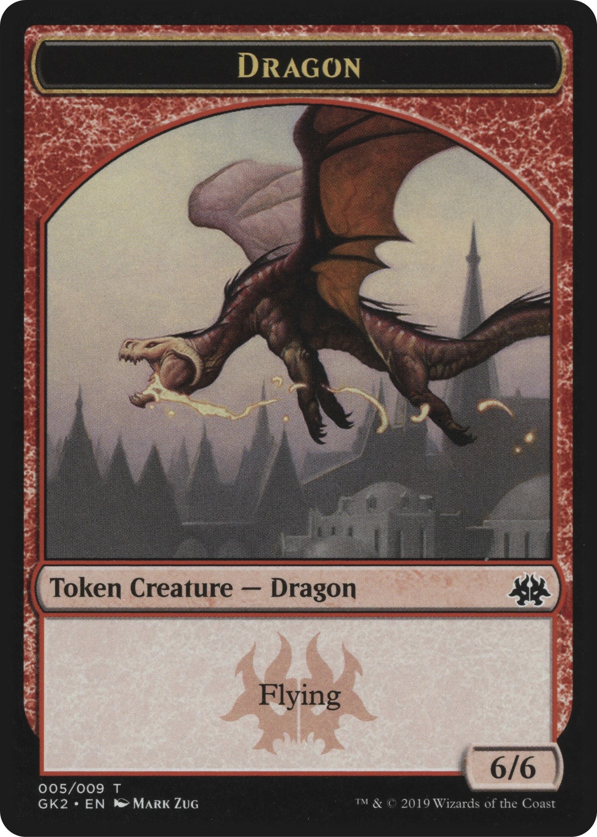 Image for Dragon // Goblin Double-Sided Token (5 // 6) (GK2) - Magic: The Gathering
