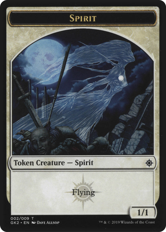 Image for Spirit (002) // Spirit (010) Double-Sided Token (2 // 10) (GK2) - Magic: The Gathering