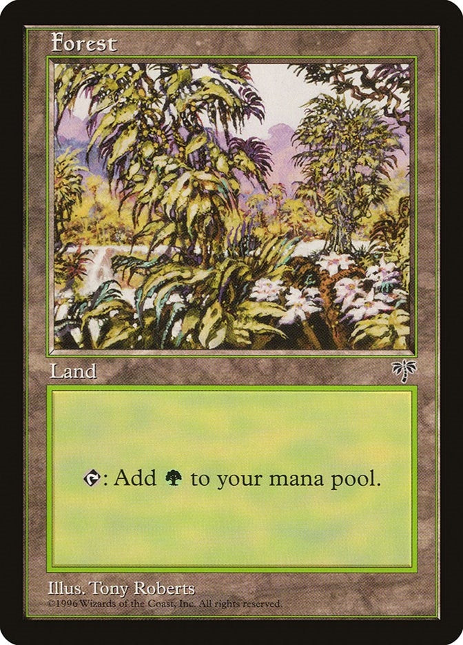 Image for Forest (White Flowers Right) (MIR) - Magic: The Gathering