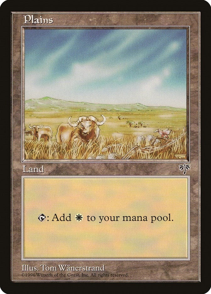 Image for Plains (Buffalo) (MIR) - Magic: The Gathering
