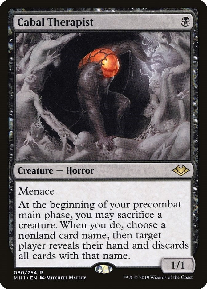 Image for Cabal Therapist (80) (MH1) - Magic: The Gathering