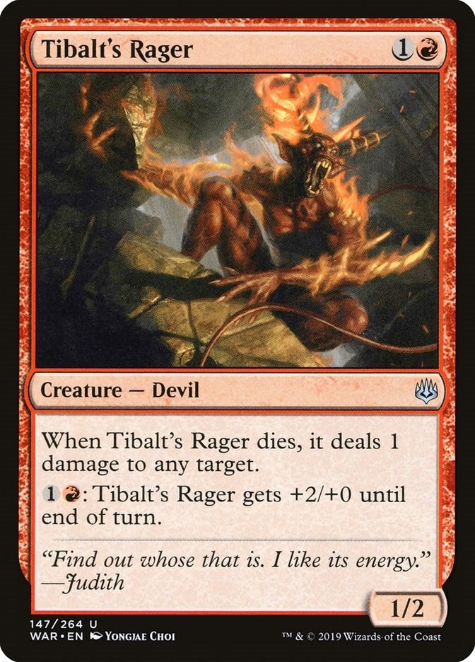 Image for Tibalt's Rager (147) (WAR) - Magic: The Gathering